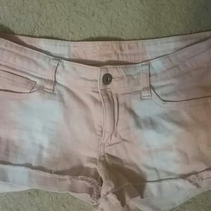 Colored Jean shorts