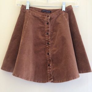 Corduroy Circle Skirt
