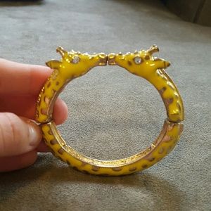 Giraffe bangle bracelet