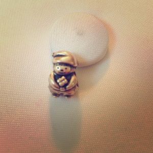 Retired pandora charm: gnome/leprechaun/elf