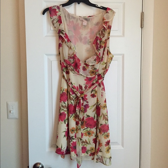 Floral Wrap Dress