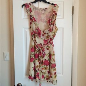 Floral Wrap Dress