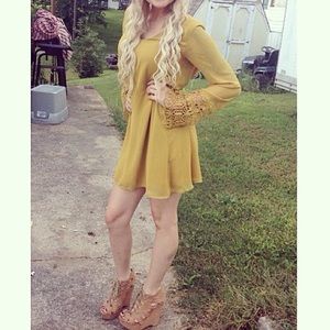 Mustard Yellow Dress