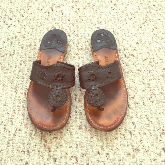 Jack Rodgers Palm Beach Navajo Sandal - Black