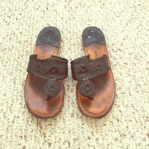 Jack Rodgers Palm Beach Navajo Sandal - Black