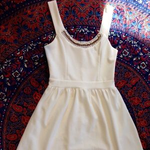 •Francesca's White Dress•