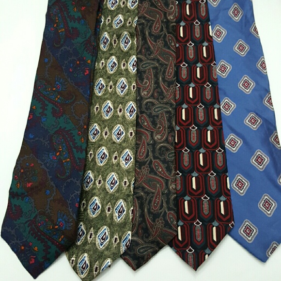 Men's dress  ties bundle of 5
