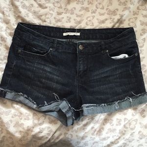 Forever 21 cuffed denim shorts