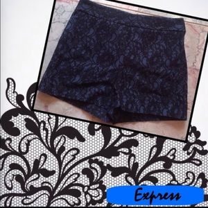 High Waisted Lace Shorts by Express