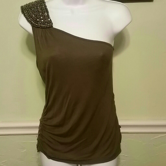 One-Shoulder ° Beaded ° top - Picture 3 of 3