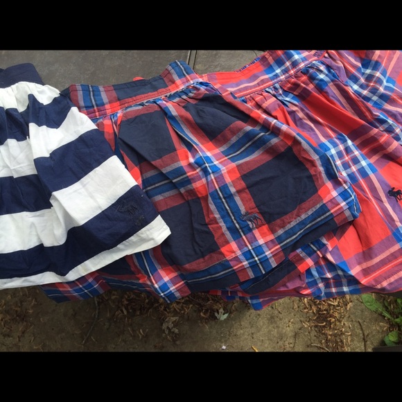 Three new with Tags Abercrombie cotton skirts