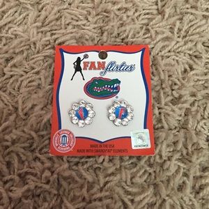 Florida gator earrings