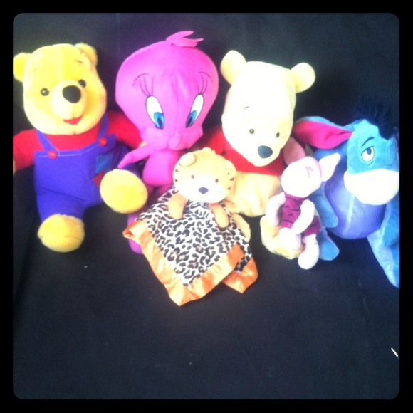 Bundle of stuffed animals