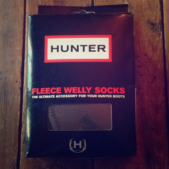 Hunter Medium-Height Charcoal Basketweave Socks