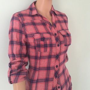 Red and Blue Plaid Shirt
