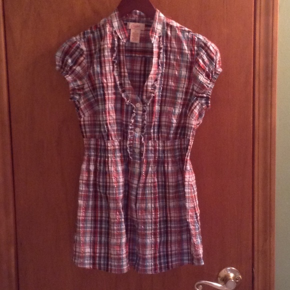 Plaid button down - Picture 2 of 4