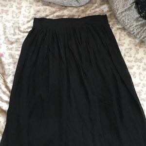 Forever 21 pleated midi skirt