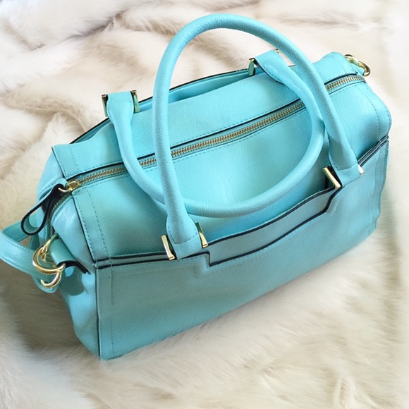 Turquoise Blue Satchel