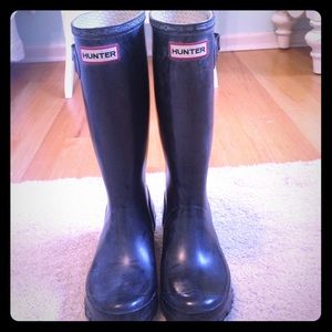 Hunter rain boots size 5