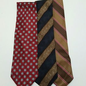 Bundle of 3 mens dress  ties