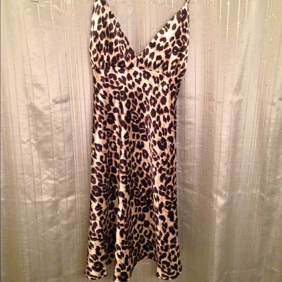 Leopard baby cut dress