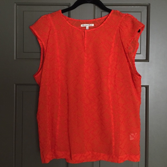 Patterned Madewell blouse