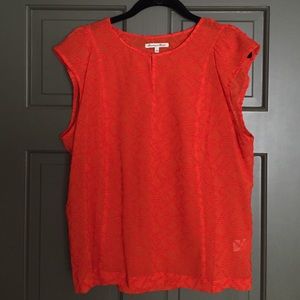 Patterned Madewell blouse