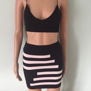 Funky Blk&Wht Mini Skirt
