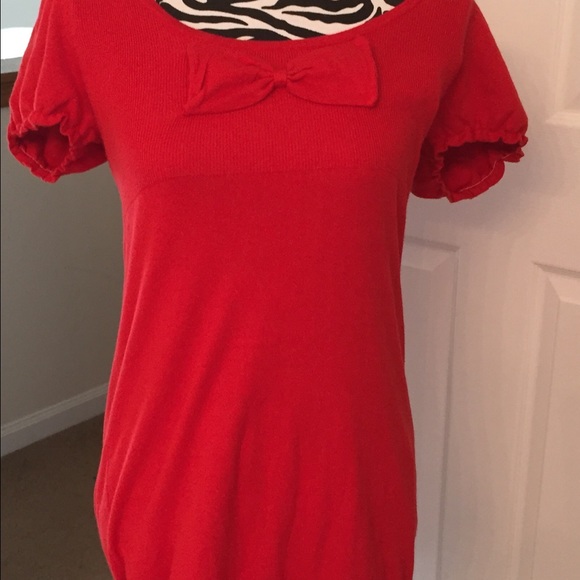 Kensie Red Bow Dress