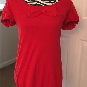 Kensie Red Bow Dress