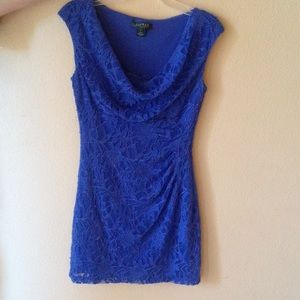 Ralph Lauren Blue Lace Dress
