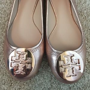 Limited Edition Rose Gold Reva Ballet Flats