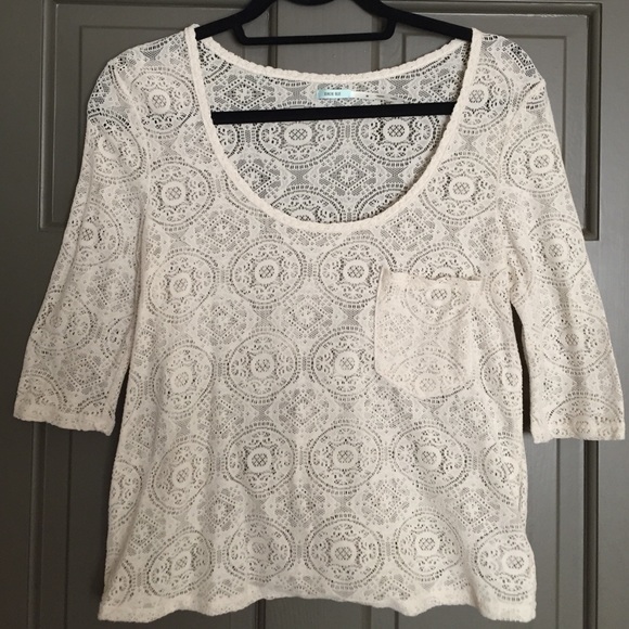 White Kimchi Blue patterned shirt