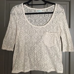 White Kimchi Blue patterned shirt