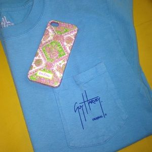 Lilly P 5s case with blue Guy Harvey