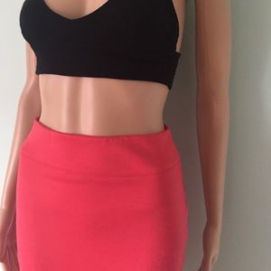 Coral Mini Skirt
