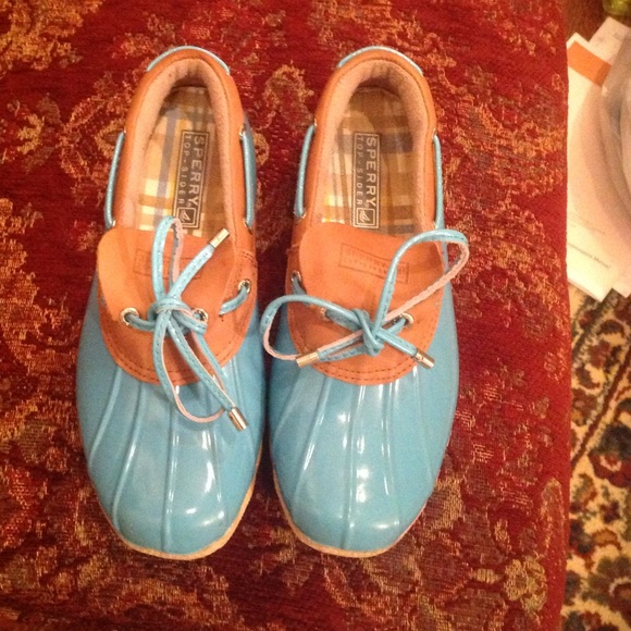 Sperry Shoes - Sperry Tiffany's Blue Duck Shoes