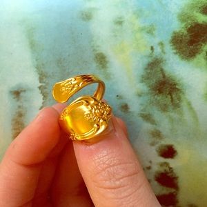 Gold Spoon ring