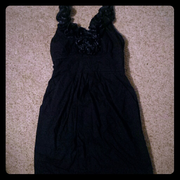 Navy blue cocktail dress