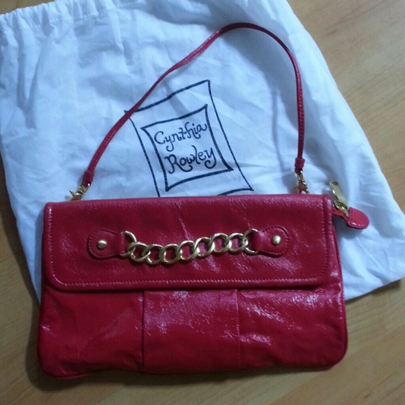 Cynthia Rowley gorgeous red handbag or clutch