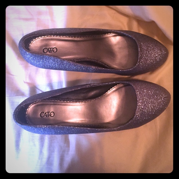 Sparkly, high heels