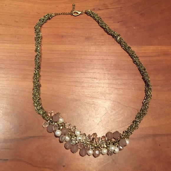 Gold and Jeweled Statement necklace