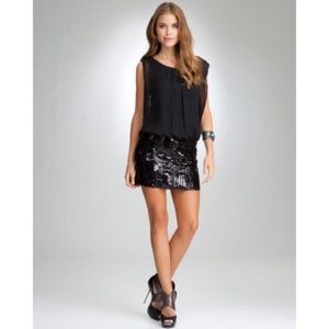 Bebe beaded skirt dress