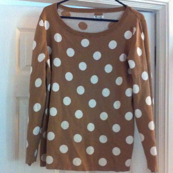 Polka dot sweater