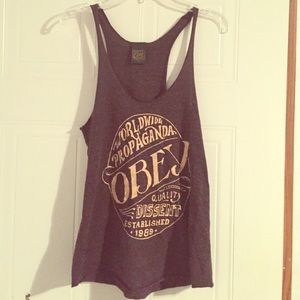 XS Obey tank top.
