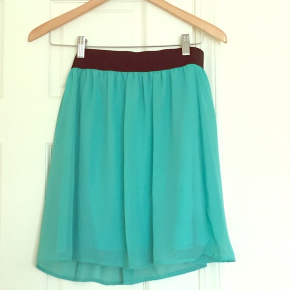 Blue green skirt - Picture 1 of 1