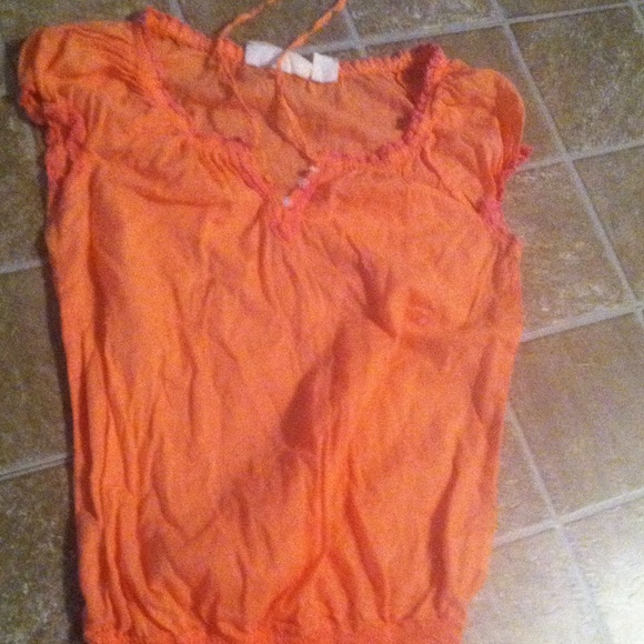Orange shirt
