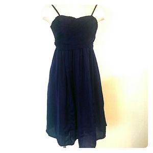 Deep Plum Satin Tevolio Dress