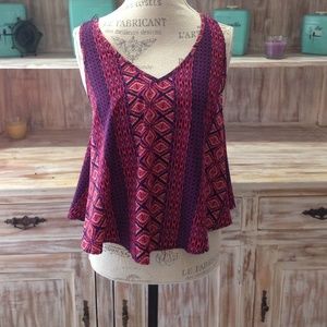 NWOT "Sincerely Yours" sateen tank top