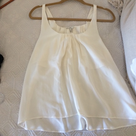 Joie cream silk tank